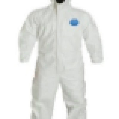 Dupont Coveralls, Disposable, Tyvex 400, White