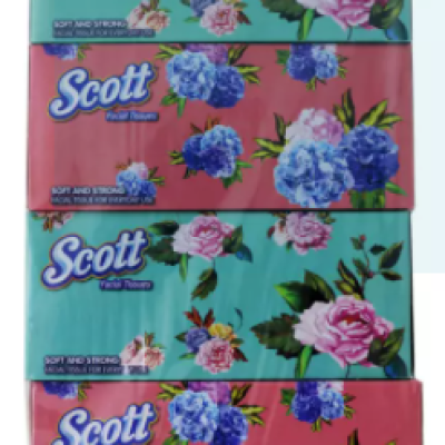 SCOTT FACIAL TISSUES 16X4X80'S SEASON (2PLY)