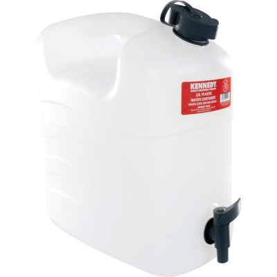 Kennedy JERRY CAN WATER CONTAINER FOOD GRADE PLASTIC, WITH TAP 35 LITER