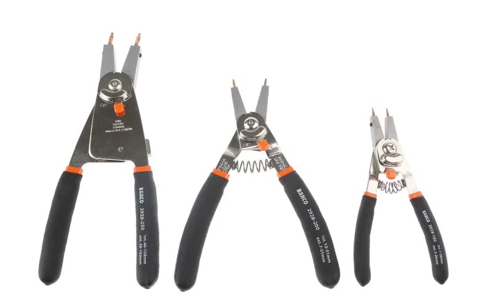 Bahco 3-Piece Circlip Plier Set, 300 mm Overall