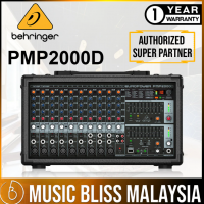 Behringer PMP2000D 14-channel 2000-Watt Powered Mixer 9207 SST 10%