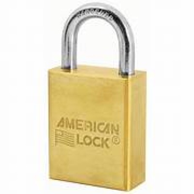 PADLOCK, BRASS PADLOCK, 1.1 2" BODY WIDTH