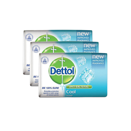 DETTOL BAR SOAP COOL 60G×3S