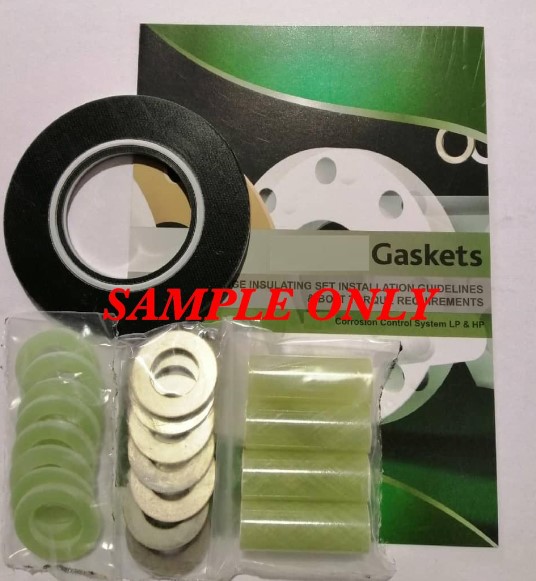 Gasket Insulation Set Flanged G10  /  316SS 4"100