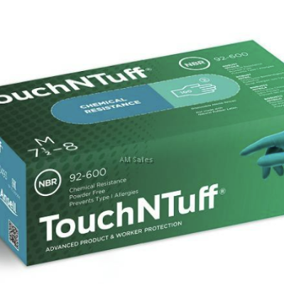 Touch N Tuff Disposable Nirtile Glove Powder free (100PAA Per Box)