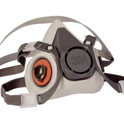 3M 6100 Half Face Respirator (Size: S)