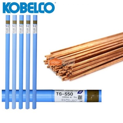 KOBELCO TG-S50 (ER70S-G) TIG FILLER ROD [2.4MMX 1000MM 5KG]