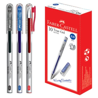 Faber Castell True Gel Pen Red 0.5mm