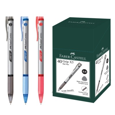 Faber Castell  Grip X Ball Pen X5 Blue 0.5mm