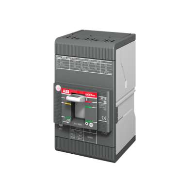 ABB SACE Tmax XT MCCB Molded Case Circuit Breaker 3P 100A XT1C 160 TMD 100-1000 3p F F