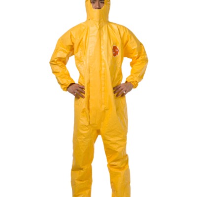 Dupont Tychem 2000  Tychem C Coverall, Yellow