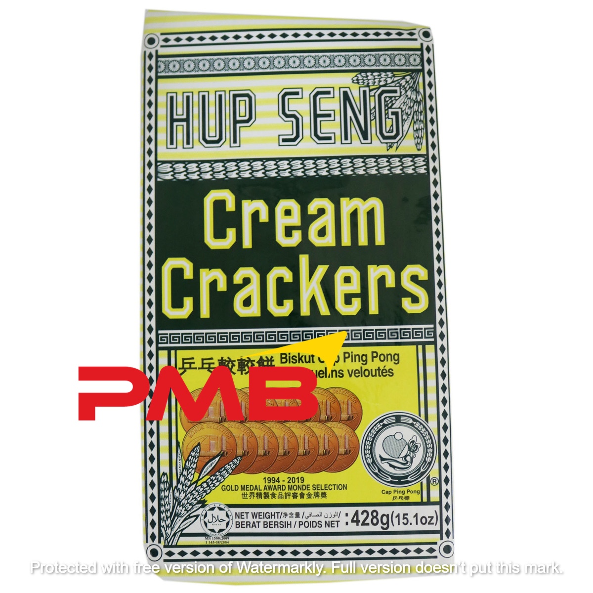 HUP SENG CREAM CRACKER, 428G (DELIVER TO KOTA KINABALU ONLY)