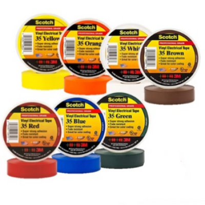 3M 35 Scotch Vinyl Electrical Tape (10Rolls)3 4" X 66'