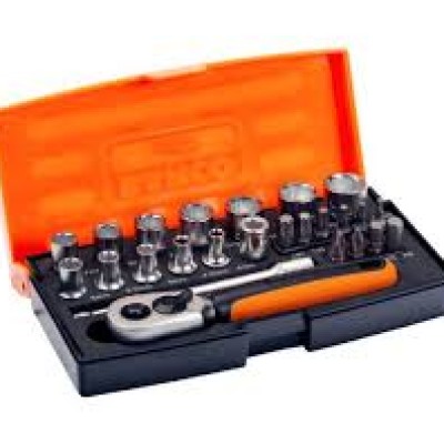 Bahco SL25 25 Piece,  1 4 in Socket Set