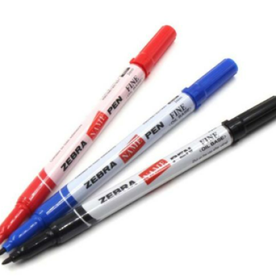 Zebra Name Pen Oil Base Marker -Blue