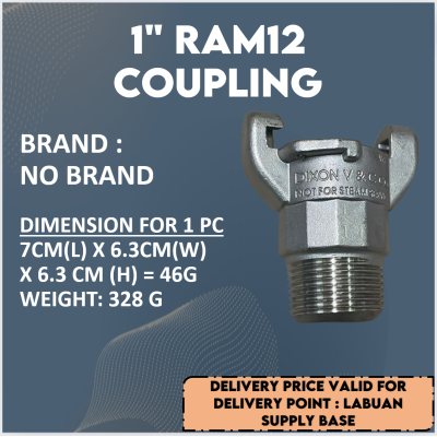 1" RAM12 COUPLING