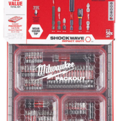 MILWAUKEE 48-32-4082 Impact Driver Bit Set, 100 No. of Pack