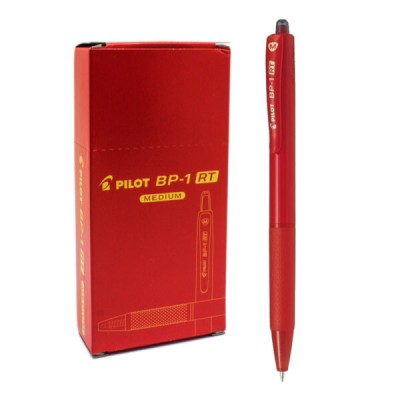 Pilot BP-1 RT Retractable Ballpoint Red Pen 1.00mm