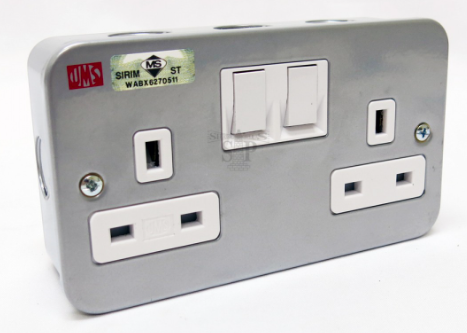 UMS double socket metal clad