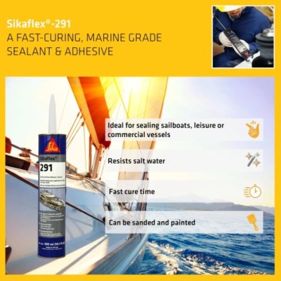 Sikaflex 291 Multifunctional Polyurethane Marine Sealant  310 ml