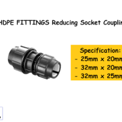 HDPE REDUCING COUPLING