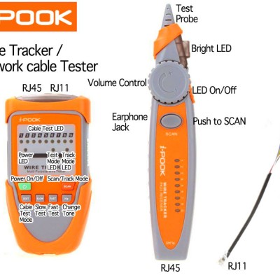 Docooler Original i-POOK PK65H Multi-purpose Wire Tracker Cable Tester w  Adjustable Sensitivity