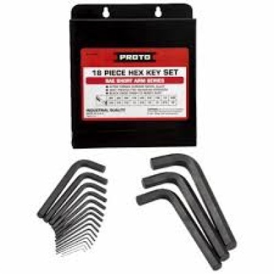 PROTOJ498618 PIECE HEX KEY SET