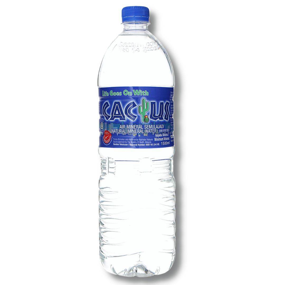 CACTUS N  /  MINERAL WATER 1.5L x 12