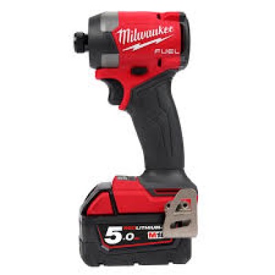 MILWAUKEE FUEL M18 HEX IMPACT DRIVER 1 4" M18FID3-0 with STARTER PACK (M18 x 5.0AH)