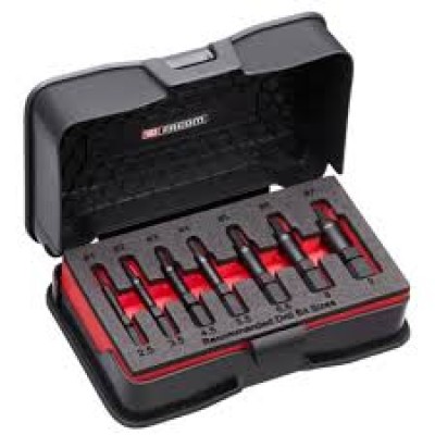 FACOM 7 PIECE STEEL SCREW EXTRACTOR SET