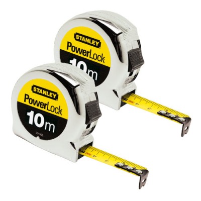 Stanley PowerLock 10m Tape Measure, Metric & Imperial [575-100]