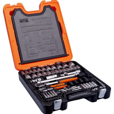 Bahco 106 Pieces Socket & Tool Set - S106