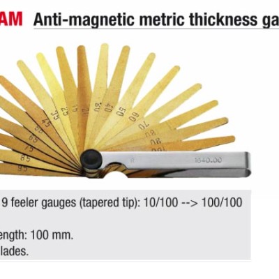 FACOM 804.AM Feeler Gauge, 19 Blades