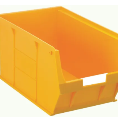 RS PRO PP Storage Bin, 350mm x 205mm x 181mm, Yellow [Stock No.: 484-4163]