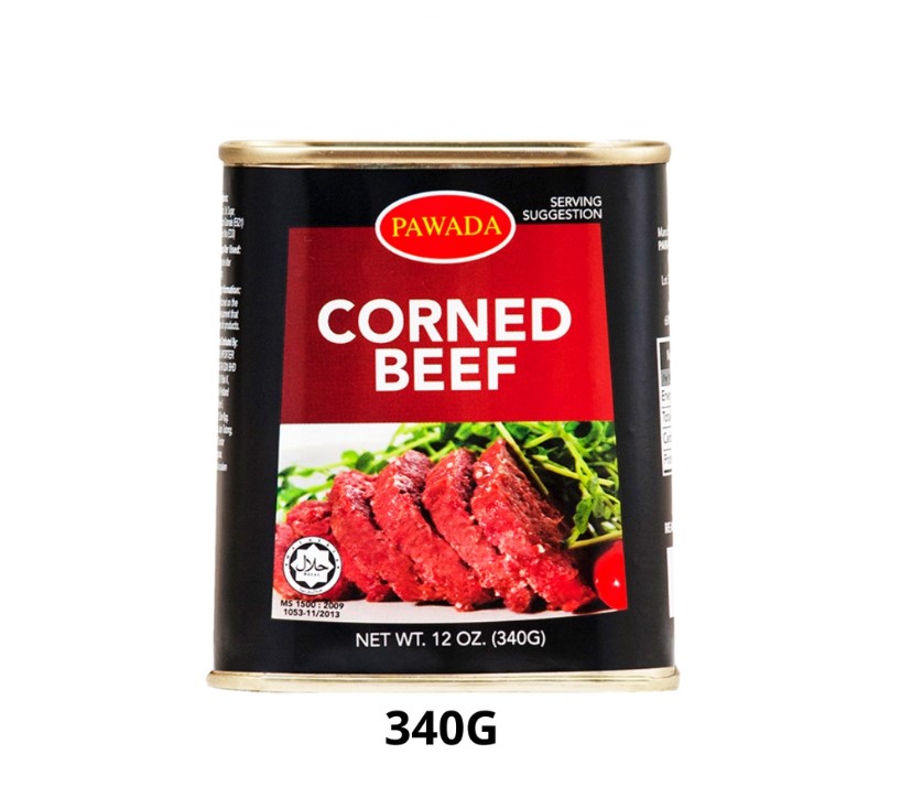 Pawada Corned Beef Halal (340G)