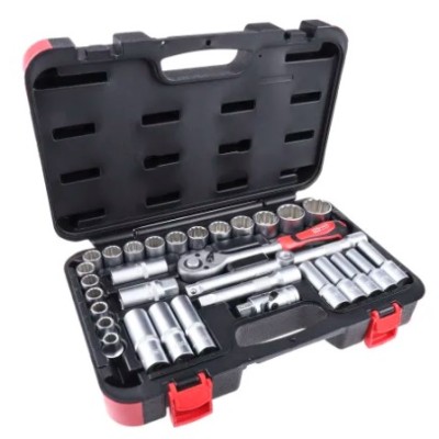 RS PRO 229-7278 Socket Set with Ratchet 1 2in