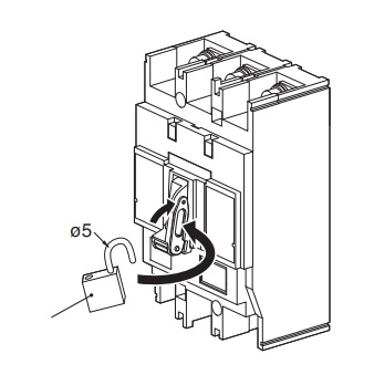 Terasaki S160-SCF accessory, Toggle lock (HL) ( T2HL25L)