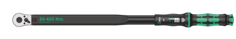 Wera C5 Mechanical Torque Wrench, 80 → 400Nm, Square Drive