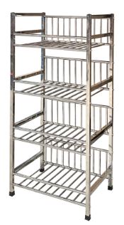 4 Level Stainless Steel Kitchen or Multipurpose Rack