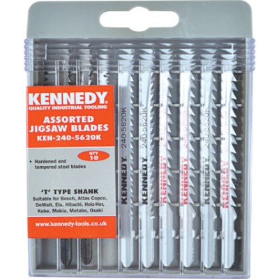 Kennedy 10pc Assorted Jigsaw Blade Set - KEN2405620K