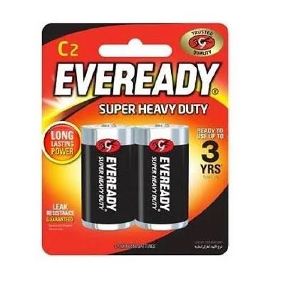 Battery : Energizer Alkaline Battery Size C  - (6 pack box)