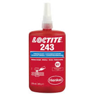 Henkel Loctite 243 Threadlocker Blue Medium Strength 250ml