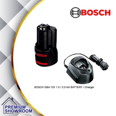 Bosch GBA 12V Battery And Fast Charging Adapter