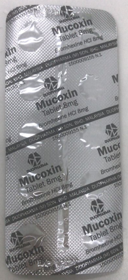 Tablet Bromhexine 8mg