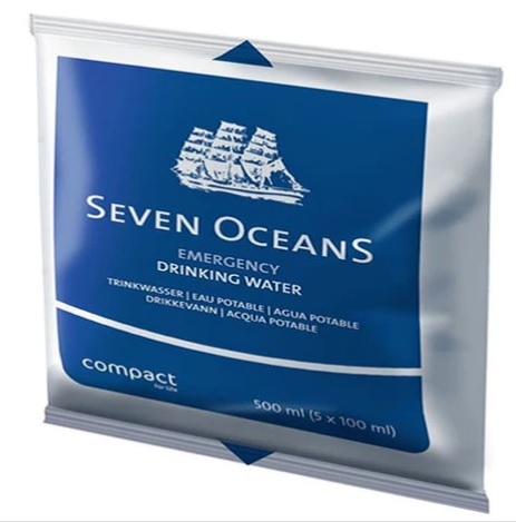 Seven Oceans Emergency Drinking Water 500ml  /  pack