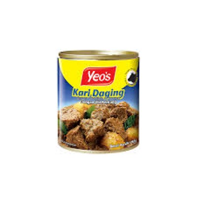 Yeos Kari Daging Tin,  280 G,  24 tins box