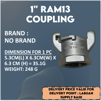 1" COUPLING RAM13