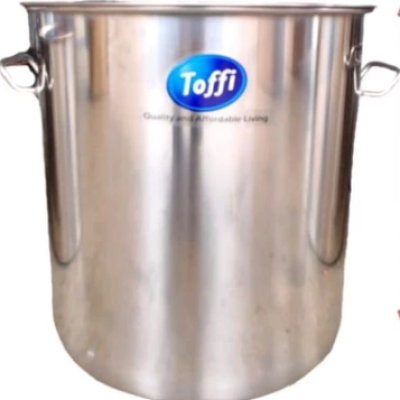 Toffi Stainless Steel Stock Pot(Thick) 46 Litre