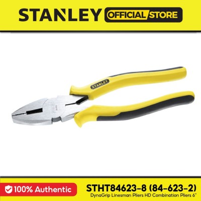 Stanley 84-623-2 DynaGrip 6 Inch Linesman Pliers