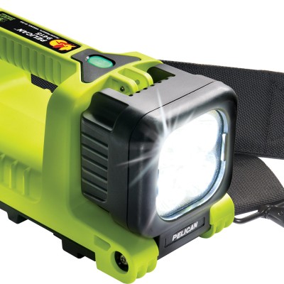 PELICAN 9415 LED RECHARGEABLE LANTERN, YELLOW, EX-PROOF 392 144, IECEX ia ATEX Zone D